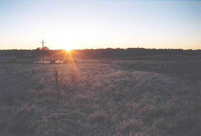 sunrise sunrise_pictures : Schofields, NSW   12 July 2002