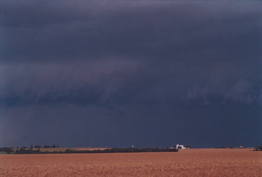 cumulonimbus thunderstorm_base : Hinton, Oklahoma, USA   10 June 2003