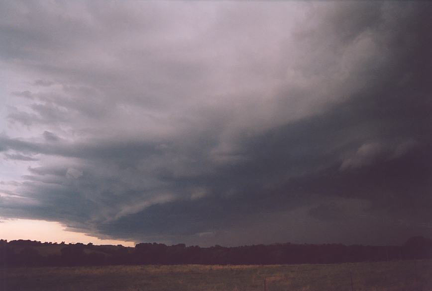 raincascade precipitation_cascade : near Cement, Oklahoma, USA   10 June 2003