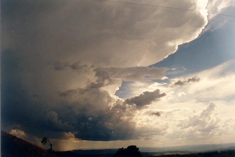 updraft thunderstorm_updrafts : Mallanganee NSW   25 October 2003