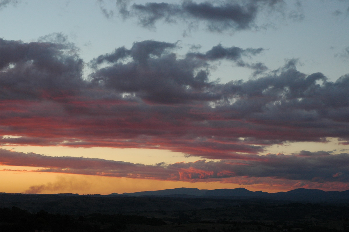 sunset sunset_pictures : McLeans Ridges, NSW   28 July 2004