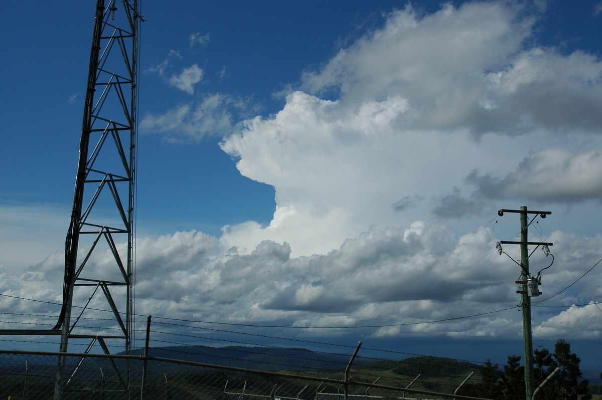 cumulonimbus supercell_thunderstorm : Mallanganee NSW   9 November 2004