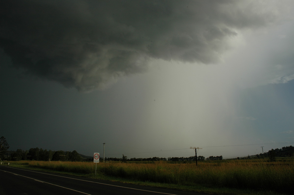 raincascade precipitation_cascade : Lismore, NSW   21 January 2005