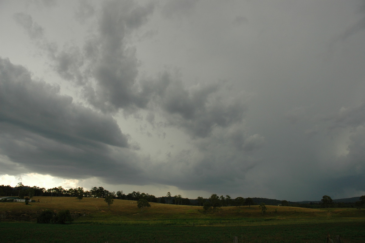 cumulonimbus thunderstorm_base : Tabulam, NSW   22 January 2005