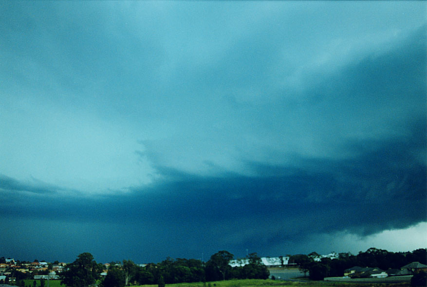 cumulonimbus supercell_thunderstorm : Parklea, NSW   2 February 2005