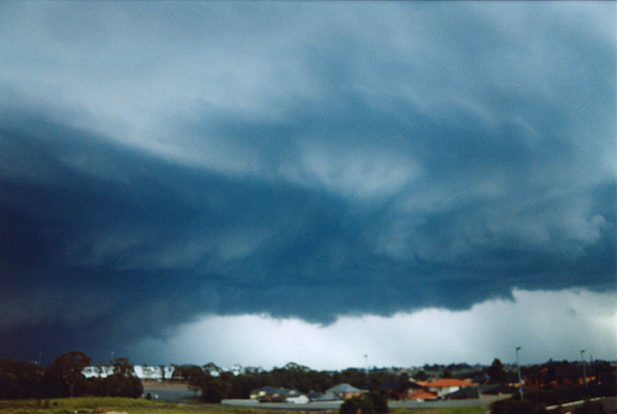 cumulonimbus supercell_thunderstorm : Parklea, NSW   2 February 2005