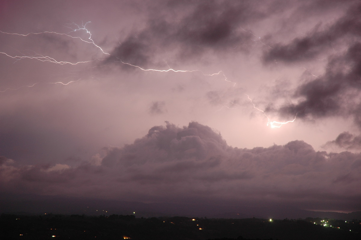 lightning lightning_bolts : McLeans Ridges, NSW   2 February 2005