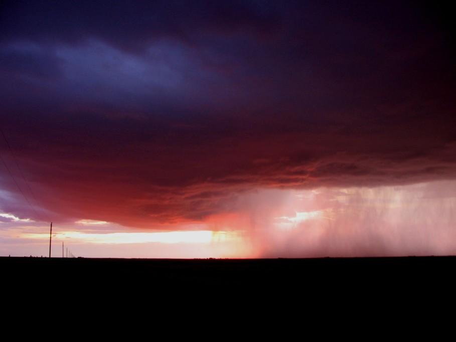 raincascade precipitation_cascade : SSE of Springfield, Colorado, USA   28 May 2005