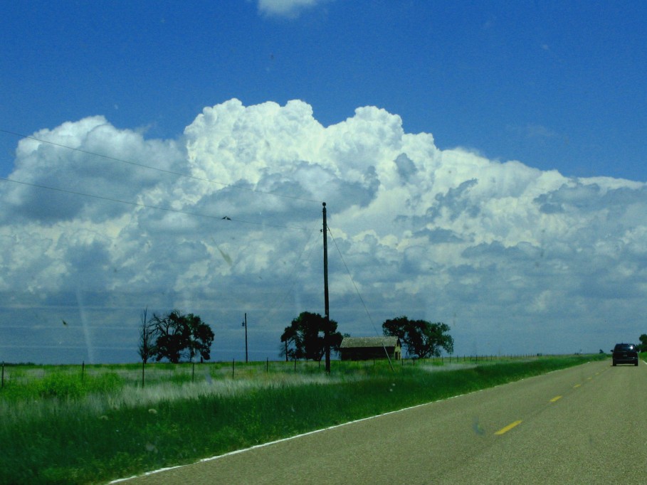 cumulonimbus supercell_thunderstorm : Bellview, New Mexico, USA   31 May 2005