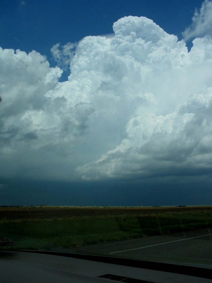 cumulonimbus supercell_thunderstorm : Bellview, New Mexico, USA   31 May 2005