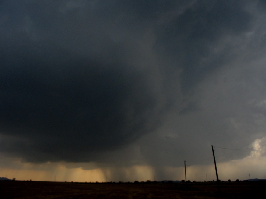 cumulonimbus supercell_thunderstorm : Mountain Park, N of Snyder, Oklahoma, USA   5 June 2005