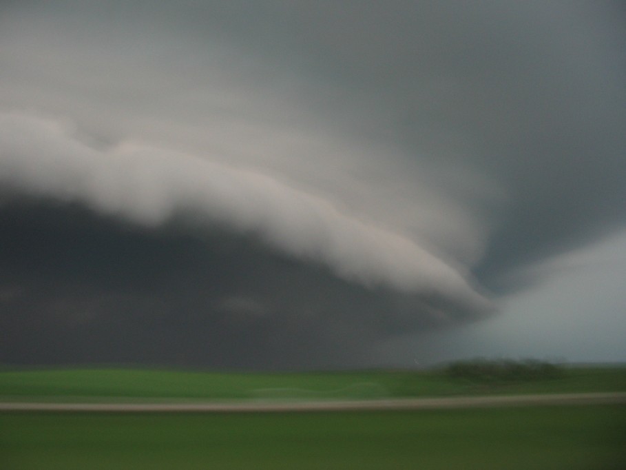 shelfcloud shelf_cloud : I-90 E of Stamford, South Dakota, USA   7 June 2005