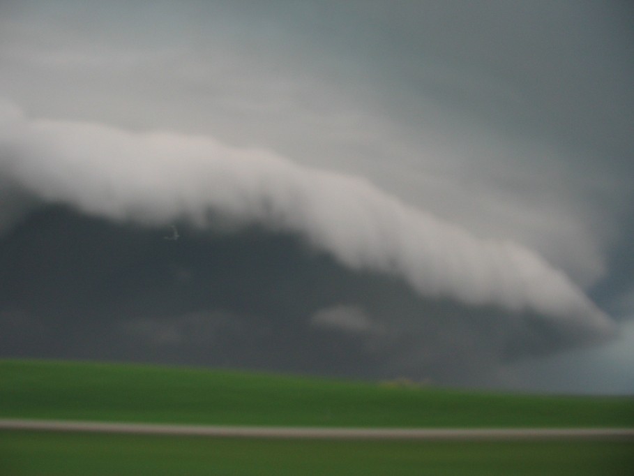 shelfcloud shelf_cloud : I-90 E of Stamford, South Dakota, USA   7 June 2005