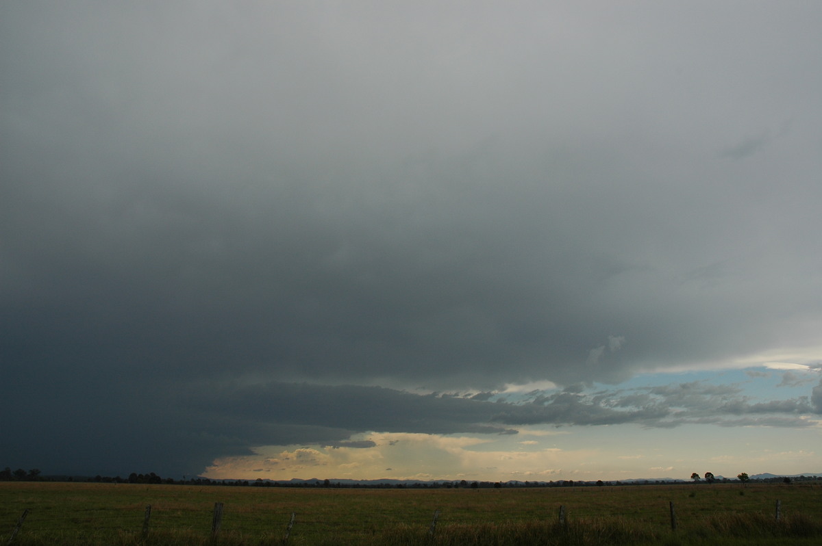 cumulonimbus thunderstorm_base : Casino, NSW   27 September 2005