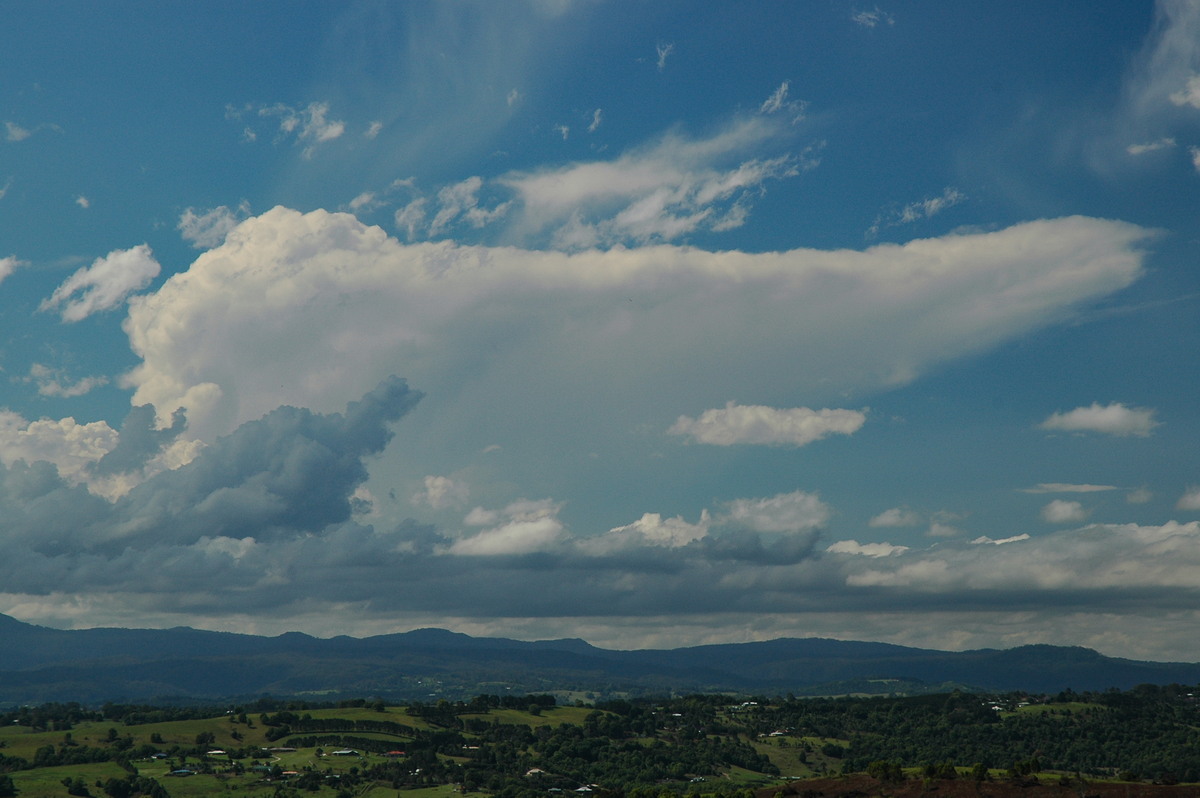 thunderstorm cumulonimbus_incus : McLeans Ridges, NSW   23 October 2005