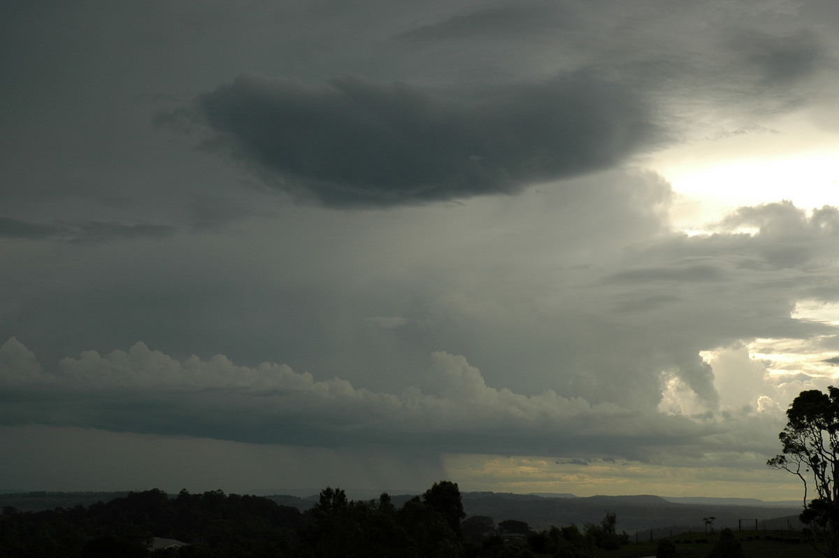 cumulonimbus thunderstorm_base : Tregeagle, NSW   5 November 2005