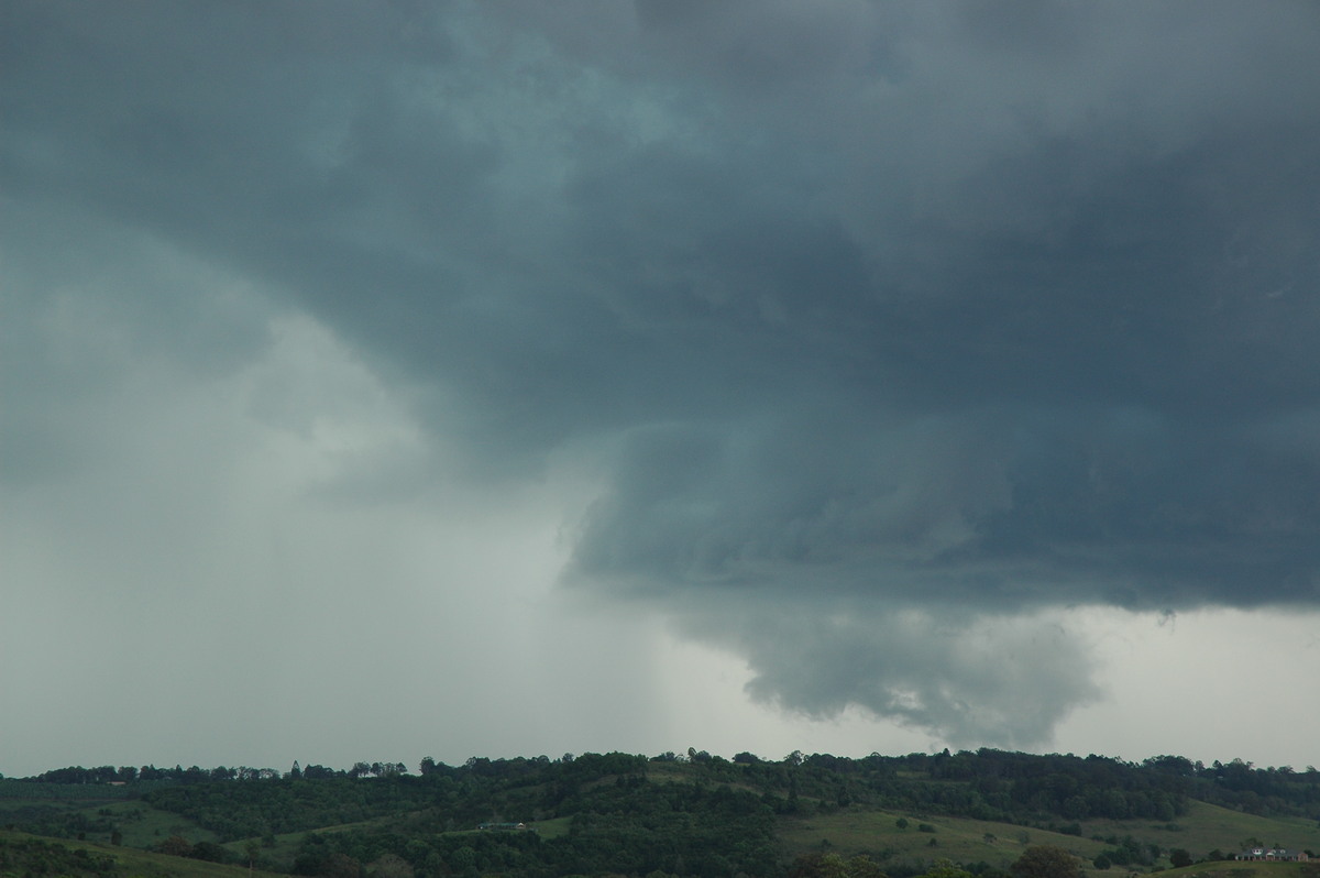 cumulonimbus thunderstorm_base : near Lismore, NSW   29 November 2005