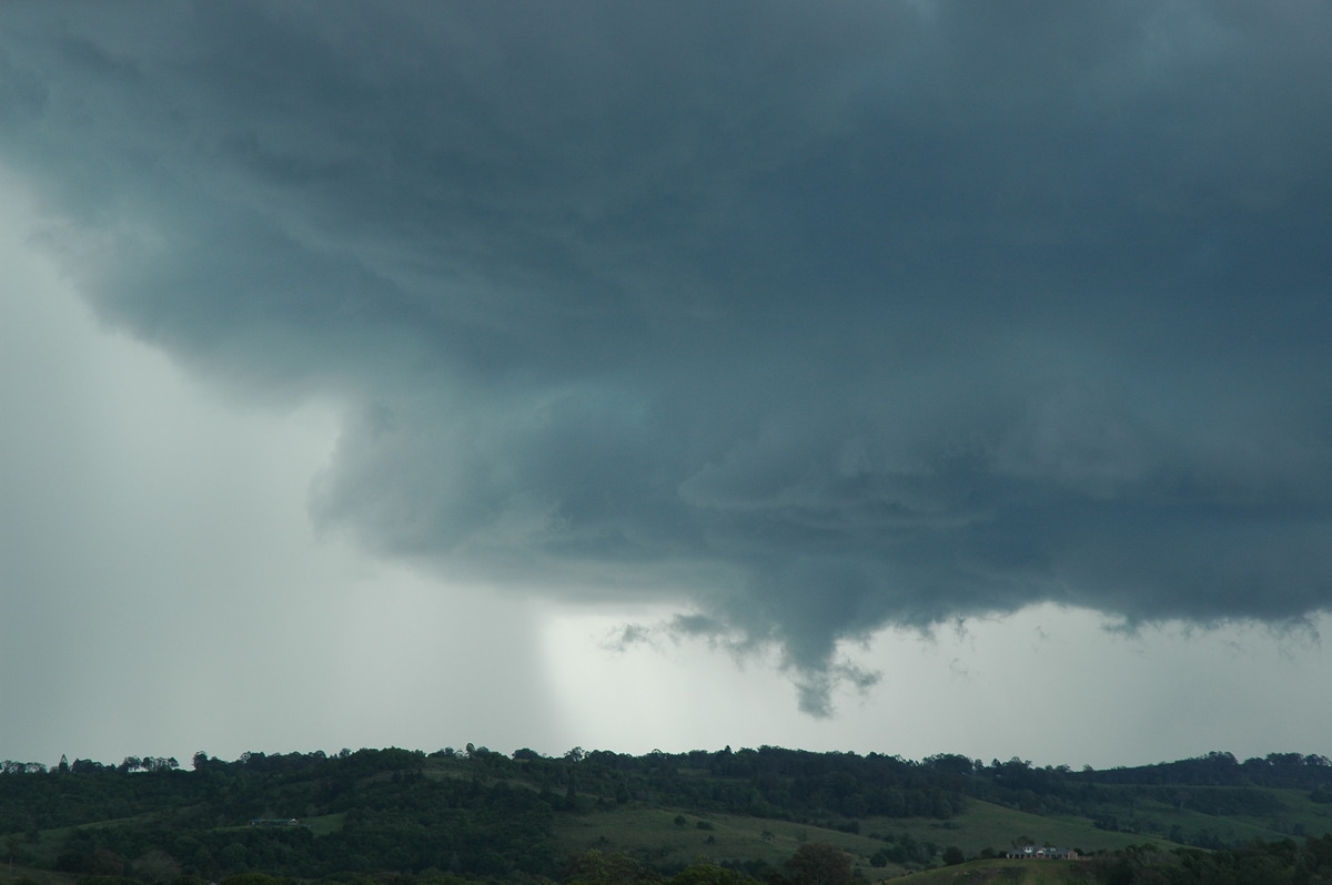 cumulonimbus thunderstorm_base : near Lismore, NSW   29 November 2005