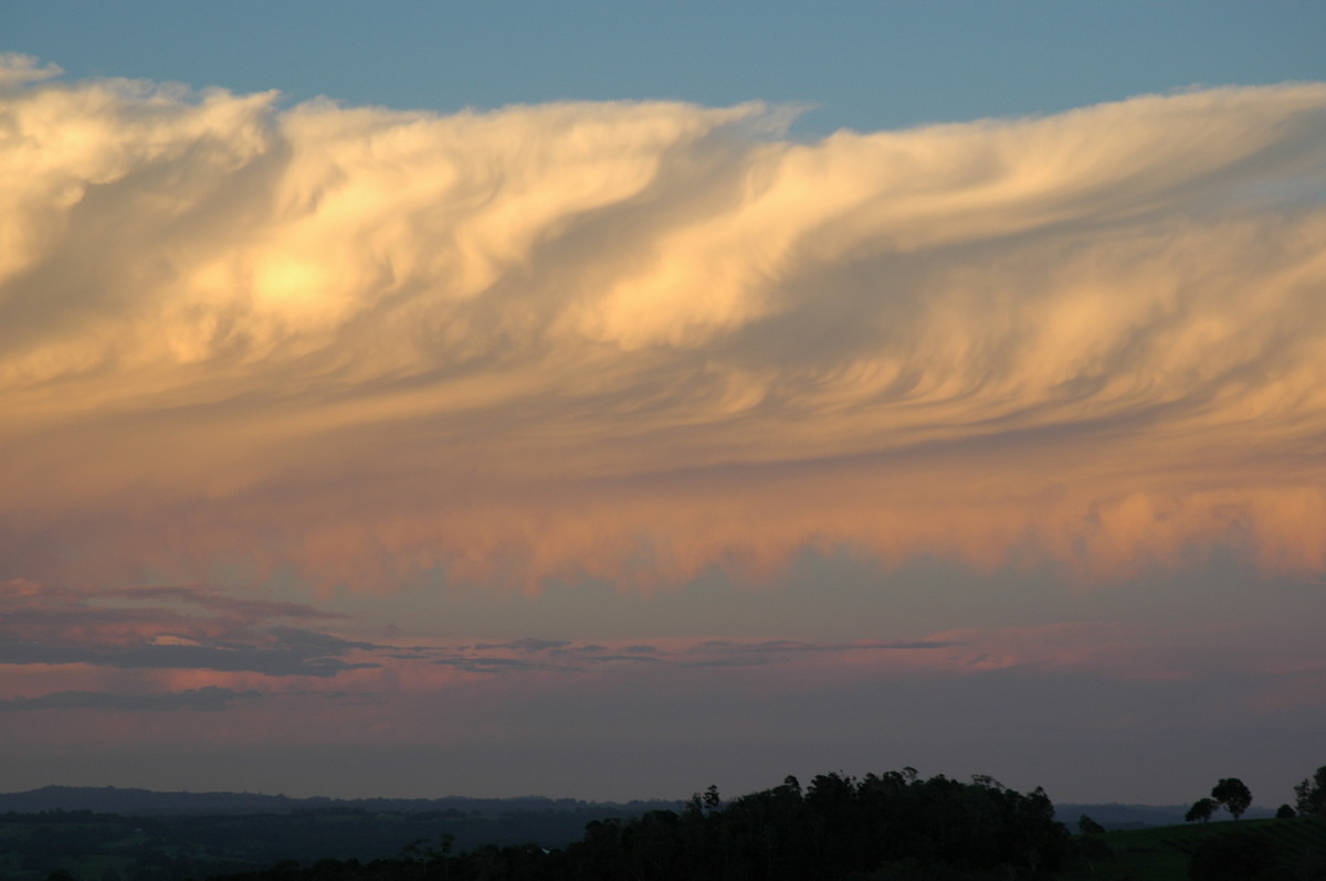 anvil thunderstorm_anvils : McLeans Ridges, NSW   17 December 2005