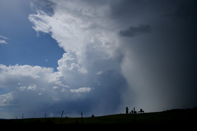 thunderstorm cumulonimbus_incus : Richmond Range, NSW   27 December 2005