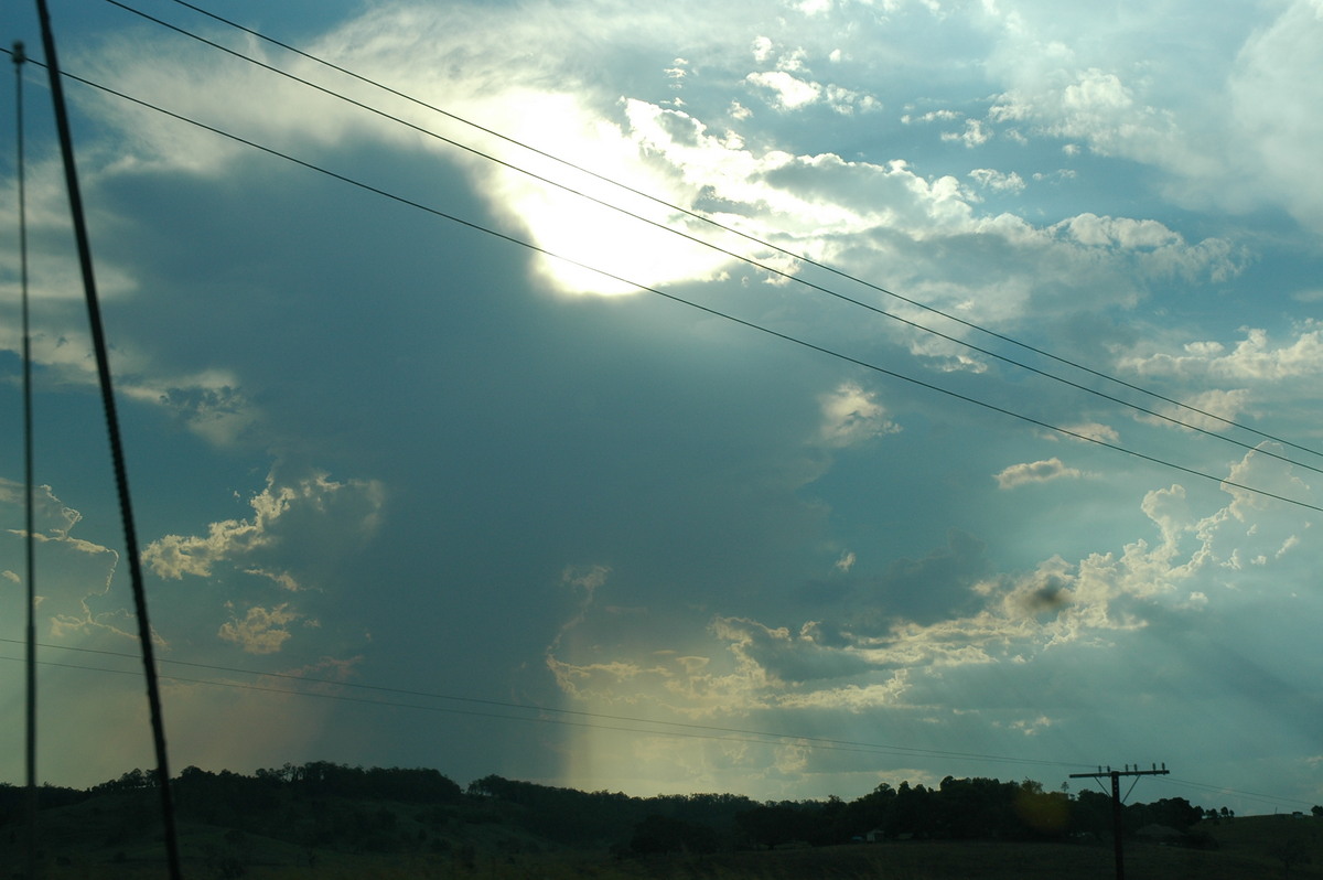 anvil thunderstorm_anvils : Lismore, NSW   3 January 2006