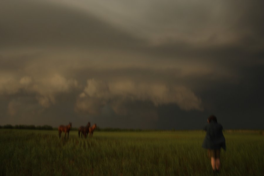 cumulonimbus supercell_thunderstorm : Jayton, Texas, USA   3 May 2006