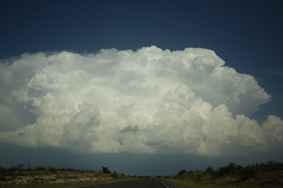 cumulonimbus supercell_thunderstorm : Odessa, Texas, USA   4 May 2006