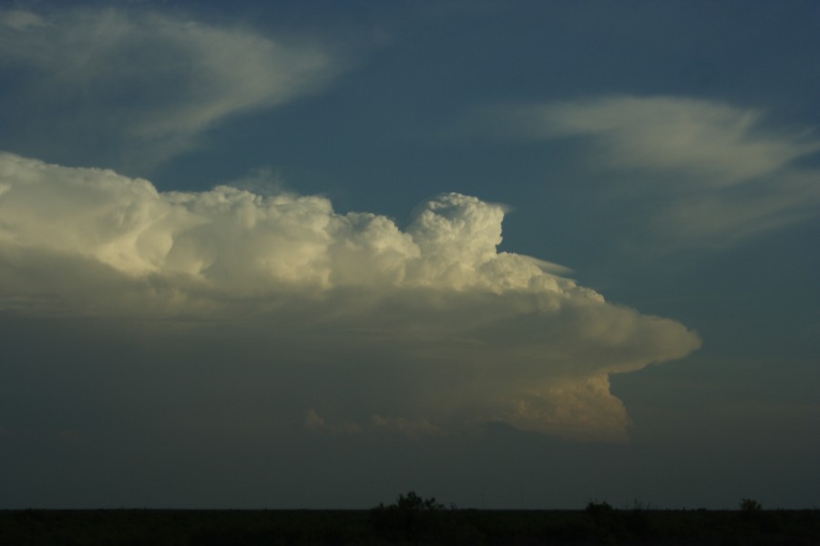 thunderstorm cumulonimbus_incus : S of Lamesa, Texas, USA   7 May 2006