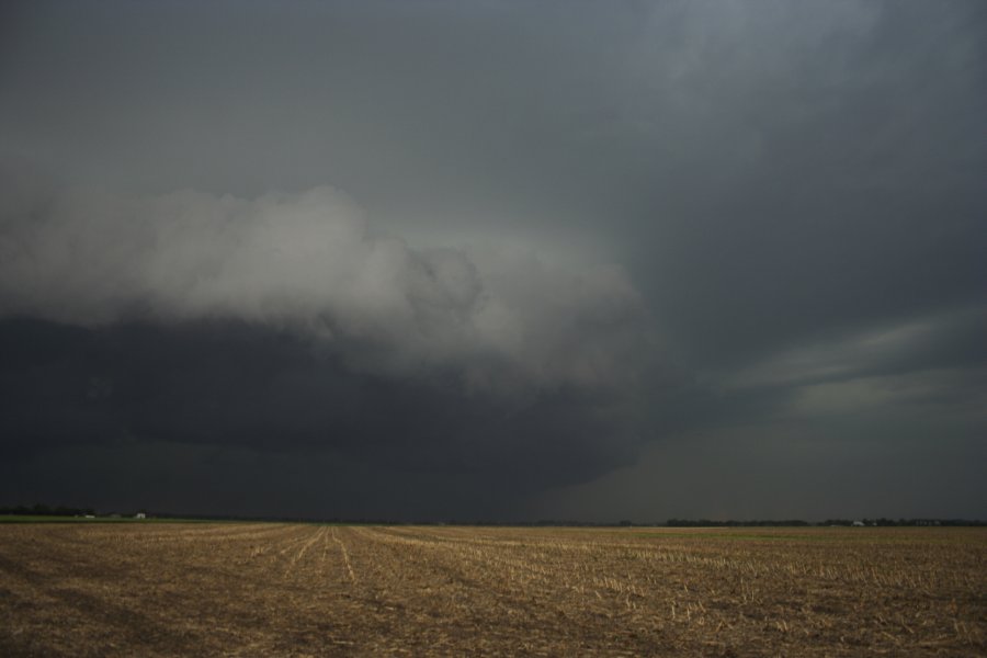 cumulonimbus supercell_thunderstorm : NE of Grand Island, Nebraska, USA   23 May 2006