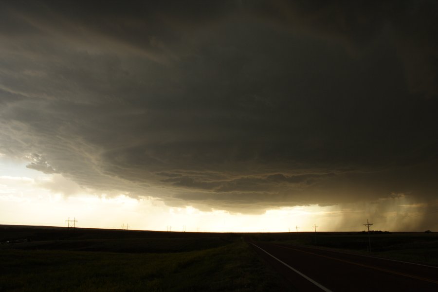 raincascade precipitation_cascade : SW of Hoxie, Kansas, USA   26 May 2006