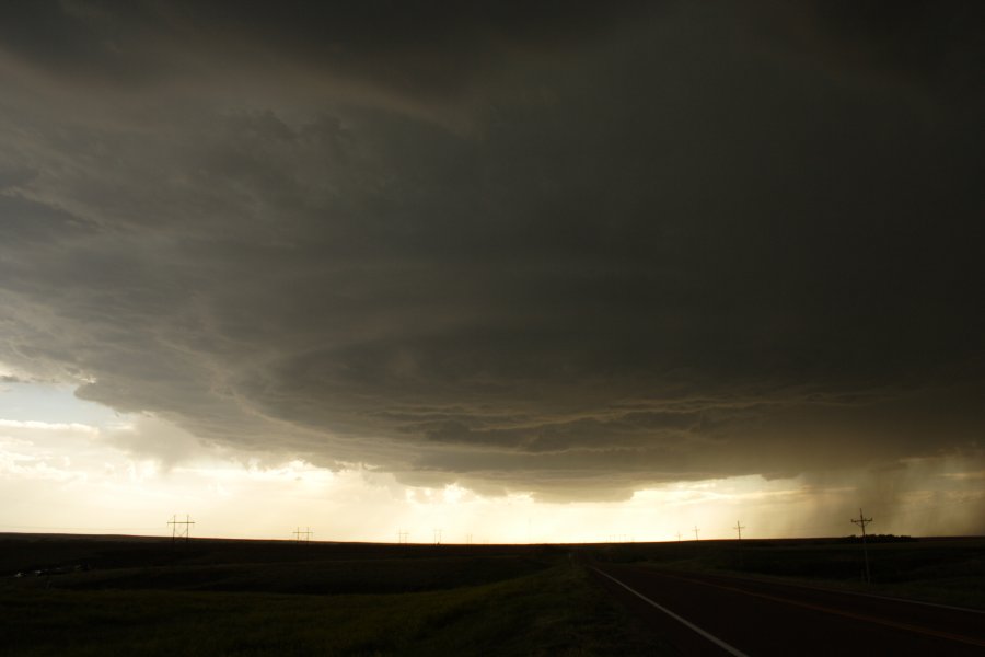 raincascade precipitation_cascade : SW of Hoxie, Kansas, USA   26 May 2006