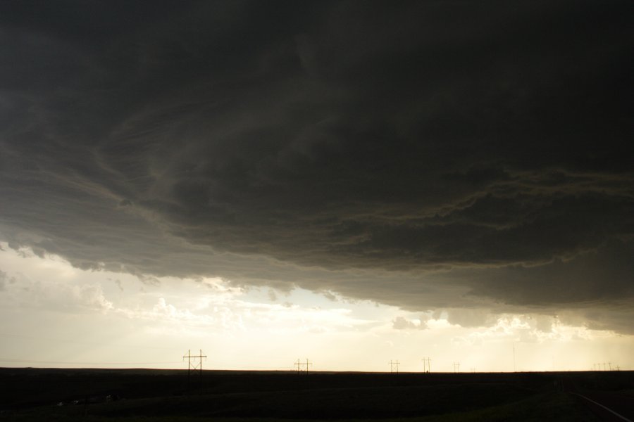 cumulonimbus supercell_thunderstorm : SW of Hoxie, Kansas, USA   26 May 2006