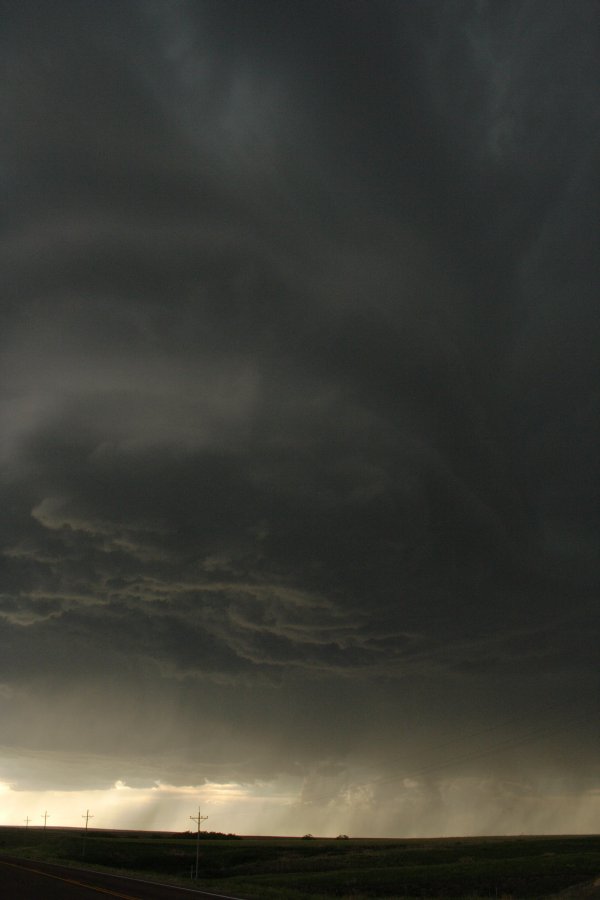 raincascade precipitation_cascade : SW of Hoxie, Kansas, USA   26 May 2006