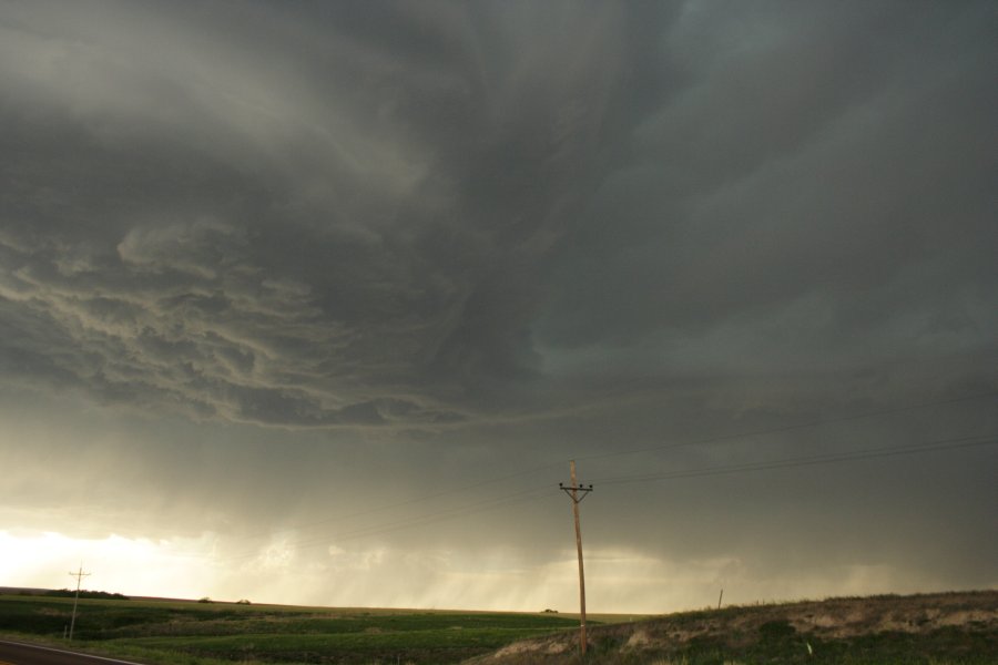 raincascade precipitation_cascade : SW of Hoxie, Kansas, USA   26 May 2006