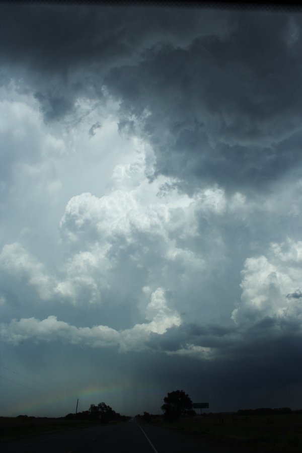 cumulonimbus supercell_thunderstorm : E of Wheeler, Texas, USA   30 May 2006