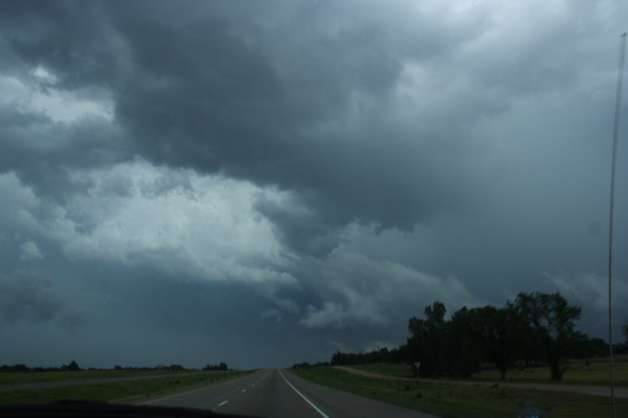 cumulonimbus thunderstorm_base : Sayre, Oklahoma, USA   30 May 2006