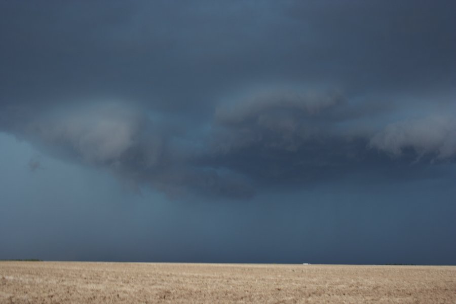 cumulonimbus thunderstorm_base : E of Limon, Colorado, USA   31 May 2006