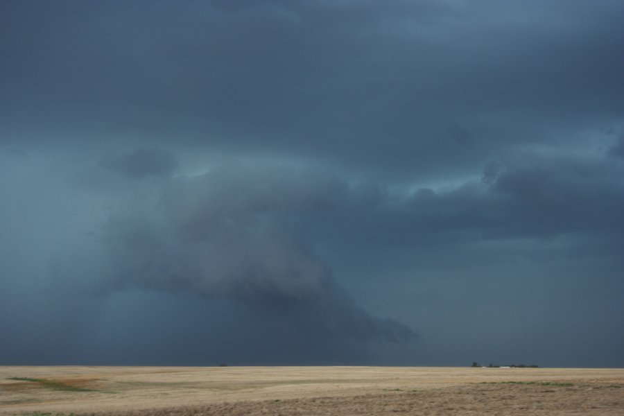 cumulonimbus thunderstorm_base : E of Limon, Colorado, USA   31 May 2006