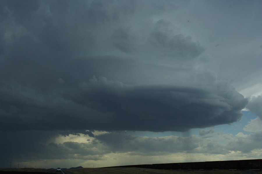 cumulonimbus thunderstorm_base : W of Clayton, Colorado, USA   2 June 2006