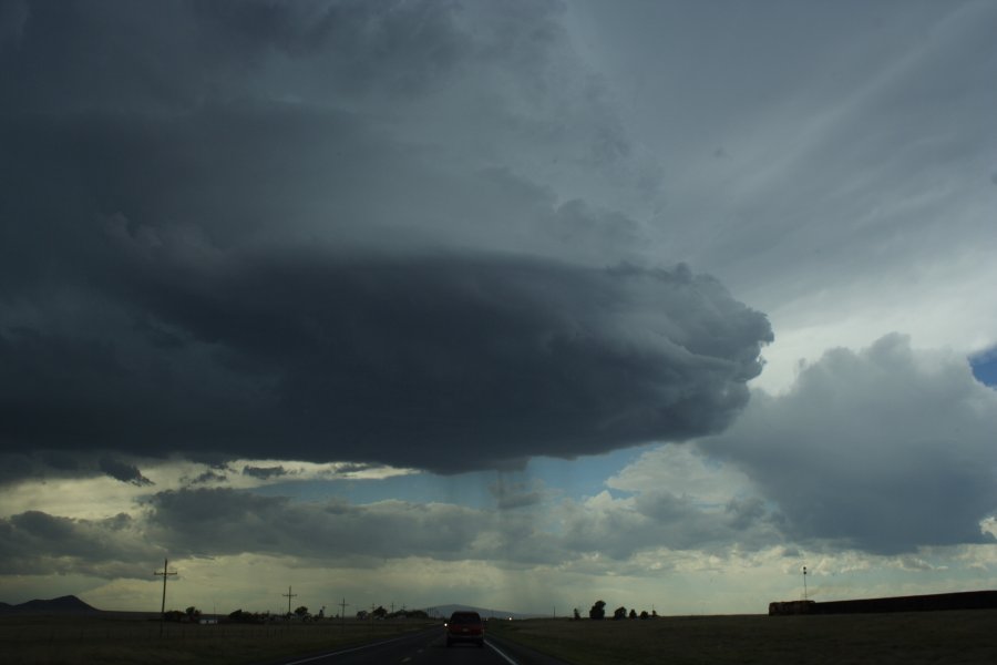 cumulonimbus thunderstorm_base : W of Clayton, Colorado, USA   2 June 2006