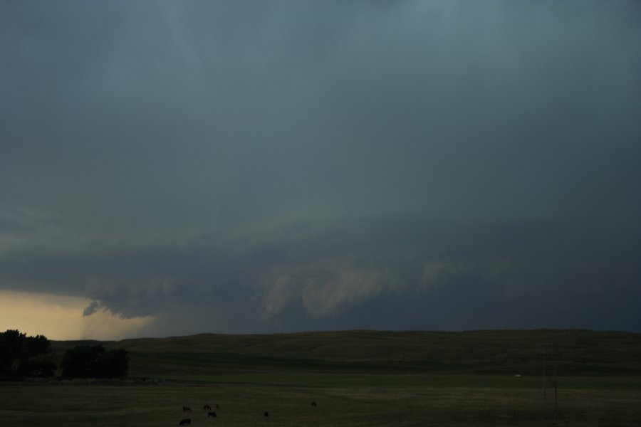 shelfcloud shelf_cloud : N of Authur, Nebraska, USA   10 June 2006