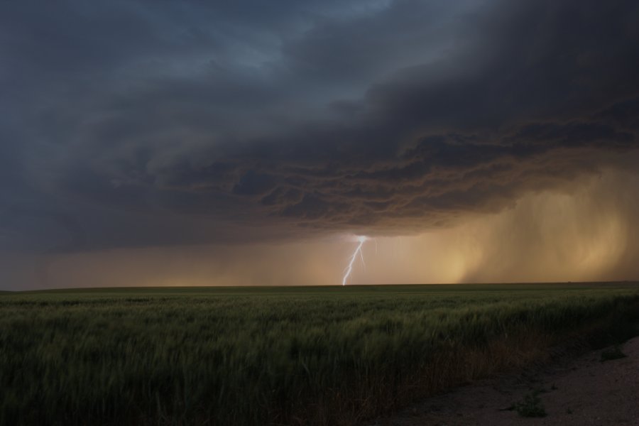 sunset sunset_pictures : S of Fort Morgan, Colorado, USA   11 June 2006