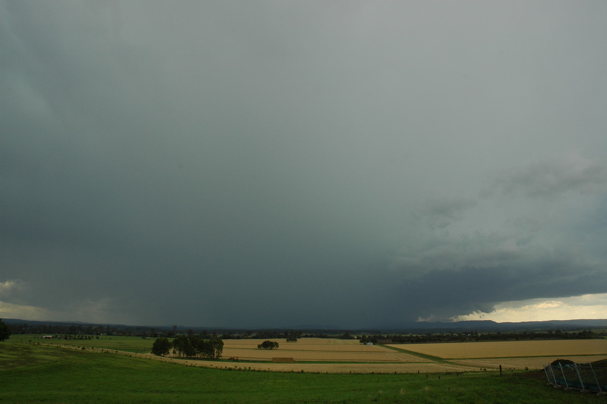 cumulonimbus supercell_thunderstorm : N of Casino, NSW   8 November 2006