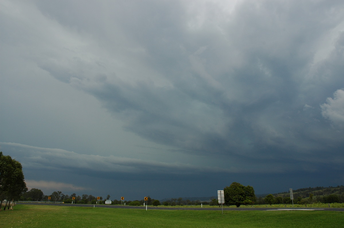 cumulonimbus supercell_thunderstorm : Wiangaree, NSW   8 November 2006