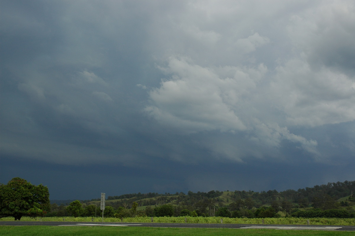 cumulonimbus supercell_thunderstorm : Wiangaree, NSW   8 November 2006