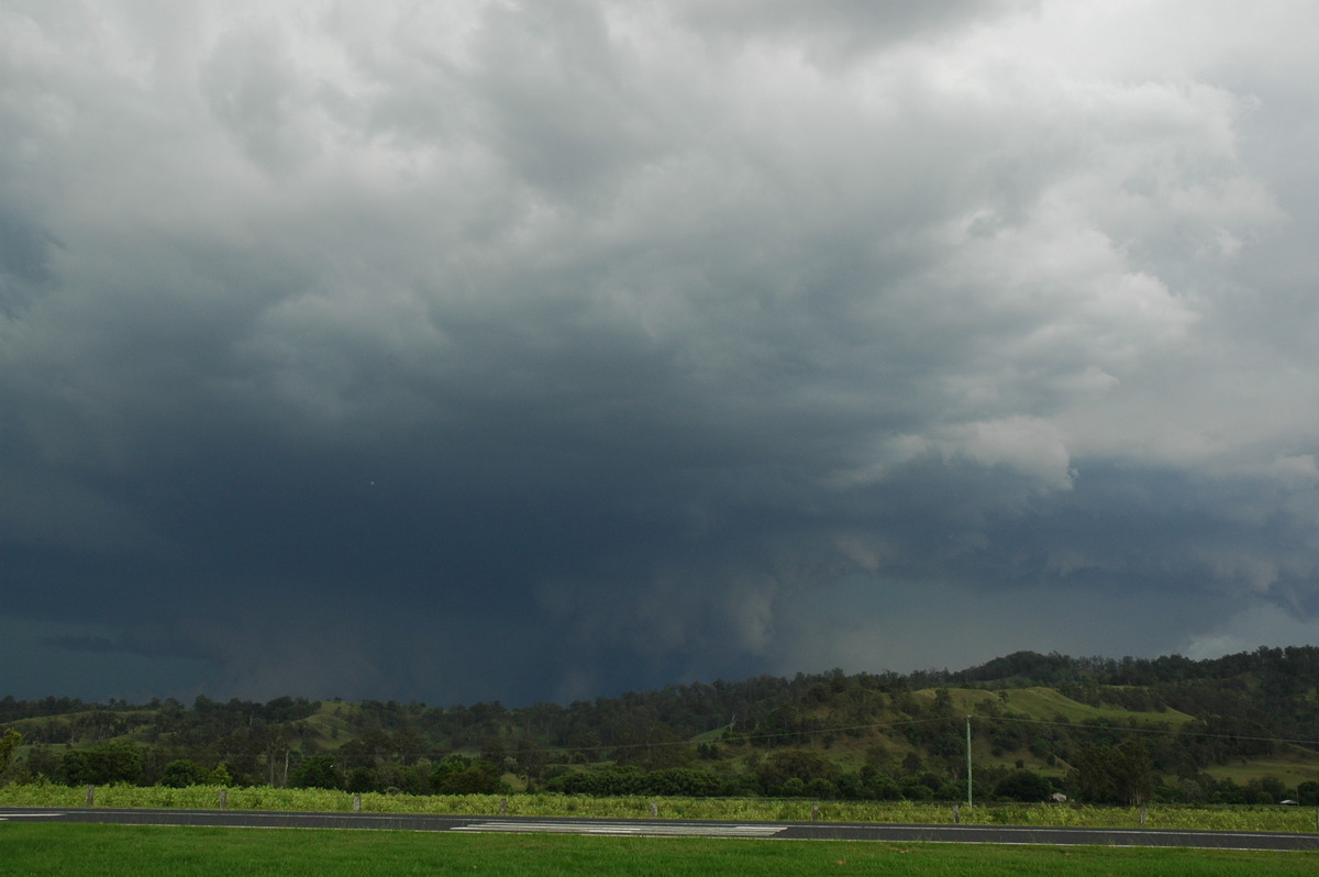 cumulonimbus supercell_thunderstorm : Wiangaree, NSW   8 November 2006