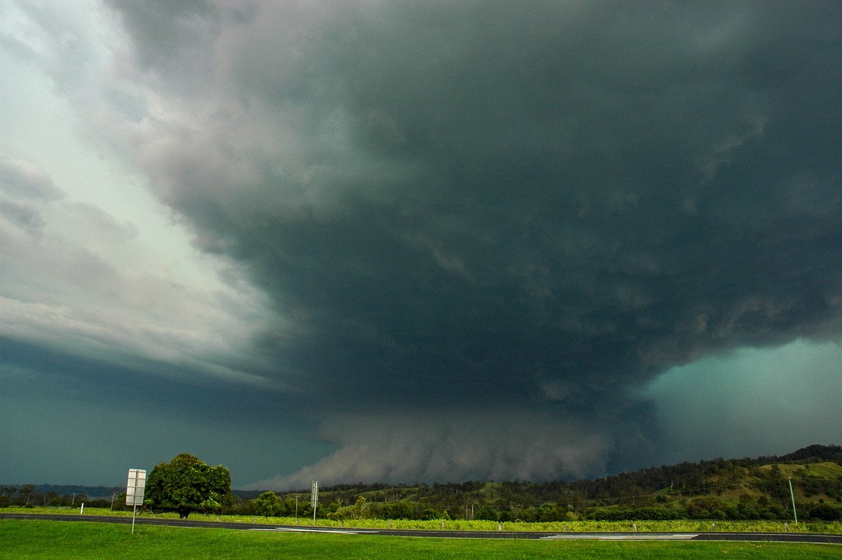 cumulonimbus thunderstorm_base : Wiangaree, NSW   8 November 2006