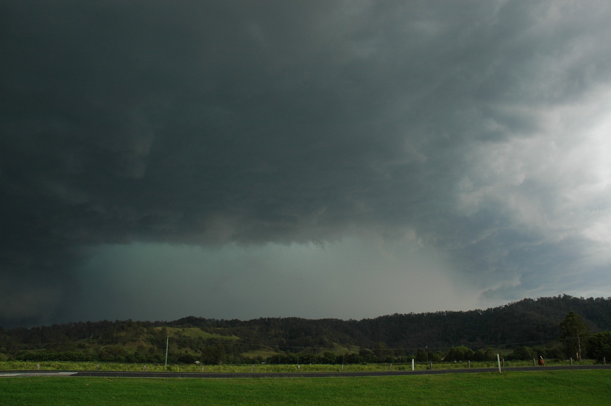 cumulonimbus supercell_thunderstorm : Wiangaree, NSW   8 November 2006