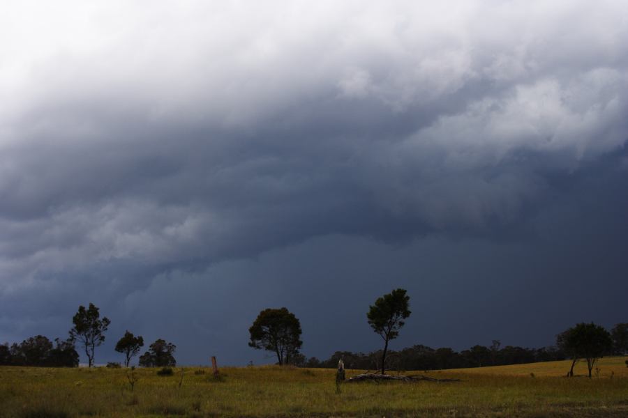 cumulonimbus supercell_thunderstorm : E of Guyra, NSW   27 November 2006