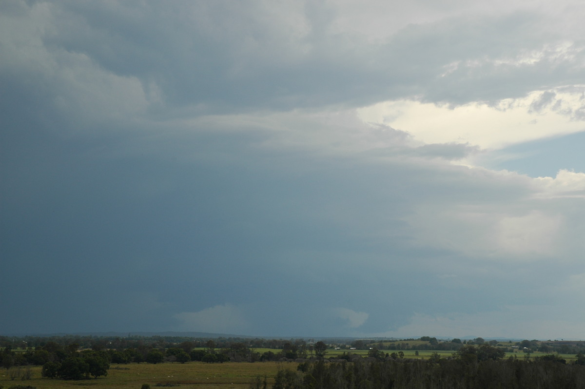 cumulonimbus thunderstorm_base : near Coraki, NSW   14 December 2006